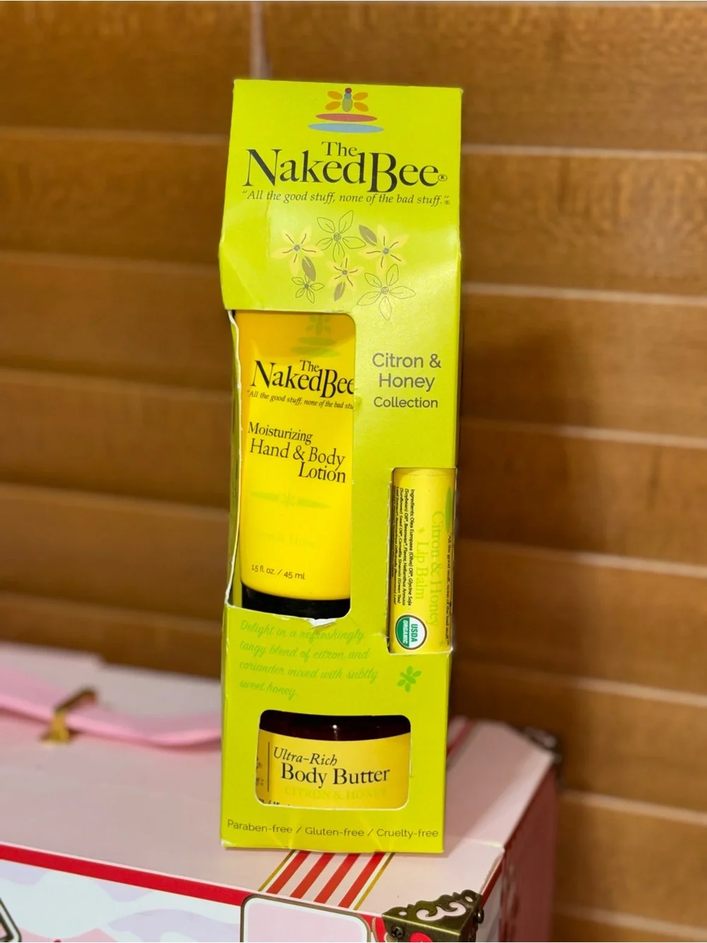 The Naked Bee new box